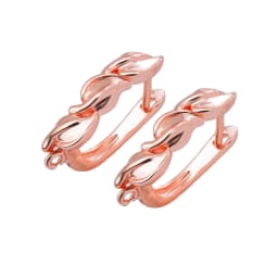 Peixin Luxury Cubic Zirconia Earrings Hook Accessories Rose Gold Brass Women's Dangle Earrings DIY Jewelry Making Charm