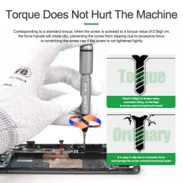 RELIFE RL-724 High-Precision Torque Screwdriver Extra Hard S2 Steel Bit Anti-skid Design for Mobile Phone Tablet Computer Repair