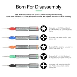 RELIFE RL-724 High-Precision Torque Screwdriver Extra Hard S2 Steel Bit Anti-skid Design for Mobile Phone Tablet Computer Repair