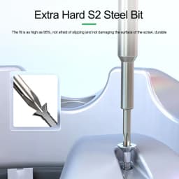 RELIFE RL-724 High-Precision Torque Screwdriver Extra Hard S2 Steel Bit Anti-skid Design for Mobile Phone Tablet Computer Repair