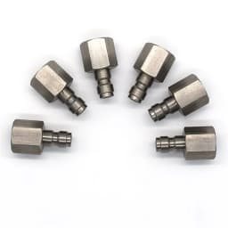 Stainless Steel 8mm Quick Disconnect Charging Hose Release Coulper Male Plug 1/8“BSPP / 1/8”NPT / M10*1.0 Threads