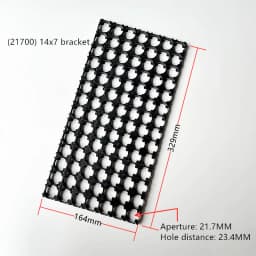 14 Strings Battery Combination Bracket 21700 Lithium Battery Fixed Combination Bracket Aperture 21.7MM