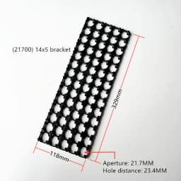 14 Strings Battery Combination Bracket 21700 Lithium Battery Fixed Combination Bracket Aperture 21.7MM