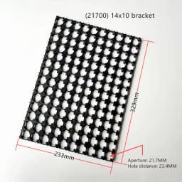 14 Strings Battery Combination Bracket 21700 Lithium Battery Fixed Combination Bracket Aperture 21.7MM
