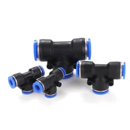 5PCS Pneumatic Fitting Pipe Air Connector Tube Quick Release Fitting Push In Hose Plastic 4/6/8/10/12mm Air Hose Connectors