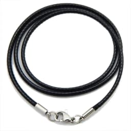 1/1.5/2/3mm Genuine Black Leather Necklace Cord For DIY Stainless Steel Neck Bracelet Jewelry Craft Making Supplies Accessories