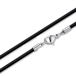 1/1.5/2/3mm Genuine Black Leather Necklace Cord For DIY Stainless Steel Neck Bracelet Jewelry Craft Making Supplies Accessories