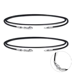 1/1.5/2/3mm Genuine Black Leather Necklace Cord For DIY Stainless Steel Neck Bracelet Jewelry Craft Making Supplies Accessories