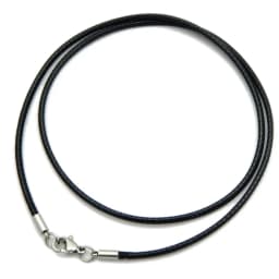 1/1.5/2/3mm Genuine Black Leather Necklace Cord For DIY Stainless Steel Neck Bracelet Jewelry Craft Making Supplies Accessories