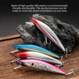Fishing Lure Sinking Minnow 13cm 15cm 40g 60g Weight System Hard Lure Pesca Strong Treble Hooks Wobbler Jerkbait Swimbait Bait
