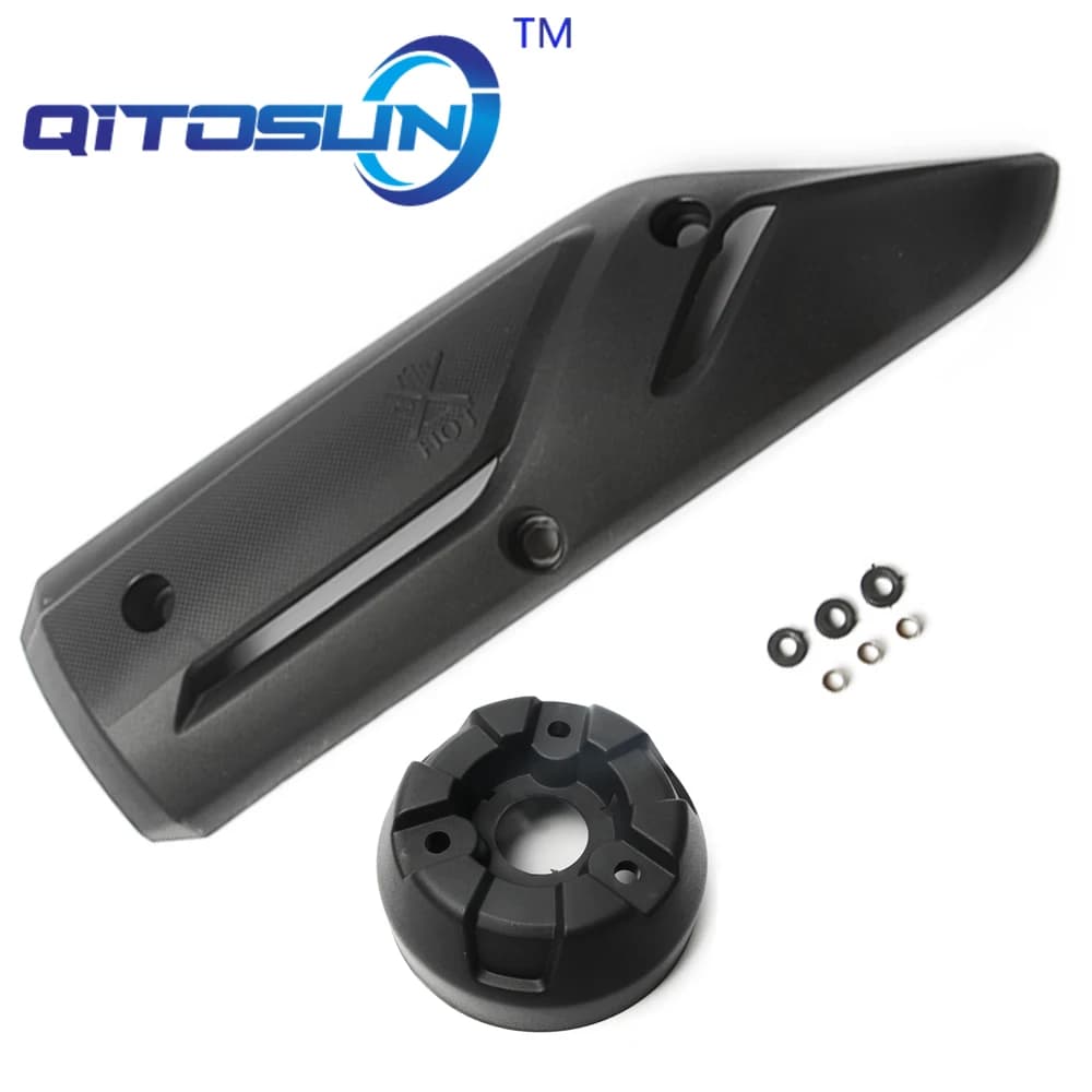 motorcycle parts accessories muffler cover exhaust cover for SYM RV180i CROX125 ORBITIII125 NEW fighter 150ZR JETS POWER JP150