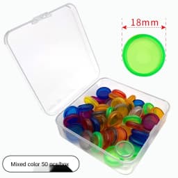 Fromthenon 30/50pcs Disc Binding Discs for Discbound Notebook Mushroom Hole Planner Scrapbooking Rings Office School Stationery