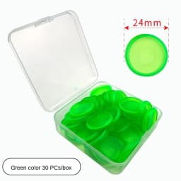 Fromthenon 30/50pcs Disc Binding Discs for Discbound Notebook Mushroom Hole Planner Scrapbooking Rings Office School Stationery