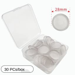 Fromthenon 30/50pcs Disc Binding Discs for Discbound Notebook Mushroom Hole Planner Scrapbooking Rings Office School Stationery