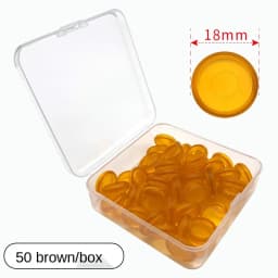 Fromthenon 30/50pcs Disc Binding Discs for Discbound Notebook Mushroom Hole Planner Scrapbooking Rings Office School Stationery