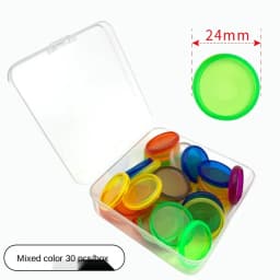 Fromthenon 30/50pcs Disc Binding Discs for Discbound Notebook Mushroom Hole Planner Scrapbooking Rings Office School Stationery