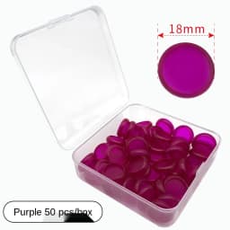 Fromthenon 30/50pcs Disc Binding Discs for Discbound Notebook Mushroom Hole Planner Scrapbooking Rings Office School Stationery
