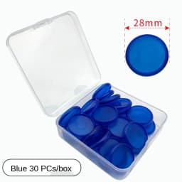 Fromthenon 30/50pcs Disc Binding Discs for Discbound Notebook Mushroom Hole Planner Scrapbooking Rings Office School Stationery
