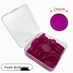Fromthenon 30/50pcs Disc Binding Discs for Discbound Notebook Mushroom Hole Planner Scrapbooking Rings Office School Stationery