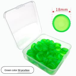 Fromthenon 30/50pcs Disc Binding Discs for Discbound Notebook Mushroom Hole Planner Scrapbooking Rings Office School Stationery