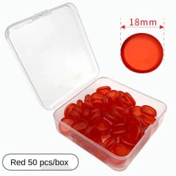 Fromthenon 30/50pcs Disc Binding Discs for Discbound Notebook Mushroom Hole Planner Scrapbooking Rings Office School Stationery
