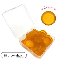 Fromthenon 30/50pcs Disc Binding Discs for Discbound Notebook Mushroom Hole Planner Scrapbooking Rings Office School Stationery
