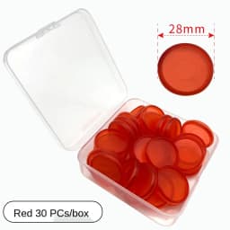 Fromthenon 30/50pcs Disc Binding Discs for Discbound Notebook Mushroom Hole Planner Scrapbooking Rings Office School Stationery