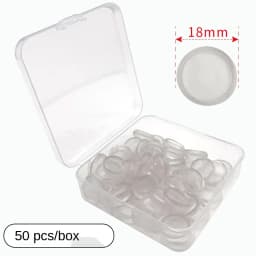 Fromthenon 30/50pcs Disc Binding Discs for Discbound Notebook Mushroom Hole Planner Scrapbooking Rings Office School Stationery