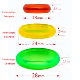 Fromthenon 30/50pcs Disc Binding Discs for Discbound Notebook Mushroom Hole Planner Scrapbooking Rings Office School Stationery
