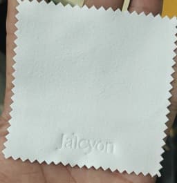 Press Emboss LOGO 500pcs 8*8cm Silver Polish OPP Bags Cloth for Silver Jewelry Cleaner Blue Microfiber Suede Fabric Material