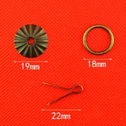 Vintage Bronze Iron Handle Jewelry Wine Gift Box Handle Pull Wooden Case Knob Round Ring Drawer Kitchen Small Pulls Silver Gold