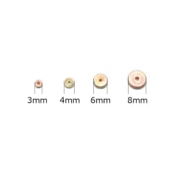 Charm Hematite Natural Stone Rose Gold Color Flat Round COINS Loose Spacer Beads For Jewelry Making Diy Accessories 3/4/6/8mm