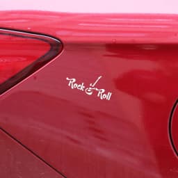Personality Fashion Rock N Roll Guitar Music Studio Cool Decoration Accessories PVC Reflective Auto Motorcycle Sticker