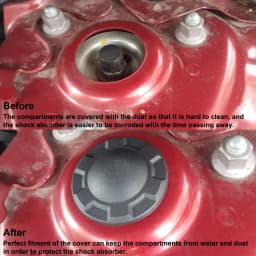 Pair Car Shock Absorber Protection Cover Trim Waterproof Dustproof Cap For Mazda 3 Axela CX-5 KE Suspension Front Strut Covers