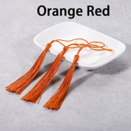 30pcs/lot 70mm Hanging Rope Silk Tassel Fringe Key Chain Pendant For DIY Earrings Necklaces Jewelry Making Accessories Supplies