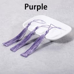 30pcs/lot 70mm Hanging Rope Silk Tassel Fringe Key Chain Pendant For DIY Earrings Necklaces Jewelry Making Accessories Supplies