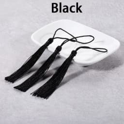 30pcs/lot 70mm Hanging Rope Silk Tassel Fringe Key Chain Pendant For DIY Earrings Necklaces Jewelry Making Accessories Supplies