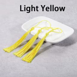 30pcs/lot 70mm Hanging Rope Silk Tassel Fringe Key Chain Pendant For DIY Earrings Necklaces Jewelry Making Accessories Supplies