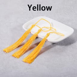 30pcs/lot 70mm Hanging Rope Silk Tassel Fringe Key Chain Pendant For DIY Earrings Necklaces Jewelry Making Accessories Supplies