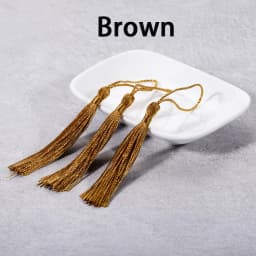 30pcs/lot 70mm Hanging Rope Silk Tassel Fringe Key Chain Pendant For DIY Earrings Necklaces Jewelry Making Accessories Supplies