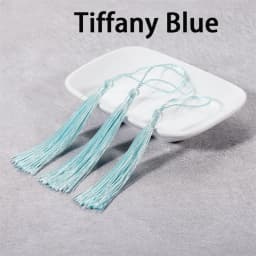 30pcs/lot 70mm Hanging Rope Silk Tassel Fringe Key Chain Pendant For DIY Earrings Necklaces Jewelry Making Accessories Supplies