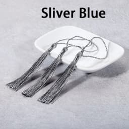 30pcs/lot 70mm Hanging Rope Silk Tassel Fringe Key Chain Pendant For DIY Earrings Necklaces Jewelry Making Accessories Supplies