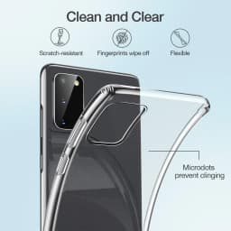 Transparent Phone Case for Samsung Galaxy S20 FE Lite Note 20 Ultra Plus Case Cover Soft TPU Silicon Back Funda S20FE S20Lite 5G