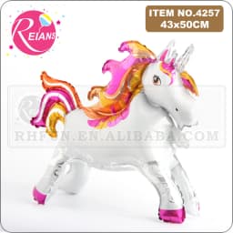 Unique Stand steadily Unicorn Birthday Party Decorations Supplies Wedding Engagement Children's Day Foil Unicorn Balloons globos