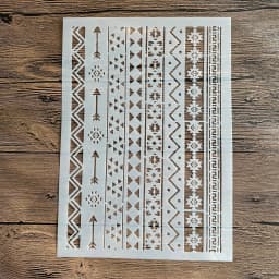 A4 29 * 21cm Mandala DIY Stencils Wall Painting Scrapbook Coloring Embossing Album Decorative Paper Card Template cake