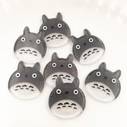 20pcs Colorful Glitter Kawaii Grey Chinchilla Flatback Acrylic Sheet Applique Scrapbook DIY Decor Craft F830