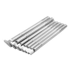 SOZO MZ1 Leather Work Stamping Tool Thumbprint Horizontal In Sheridan Saddle Making Carving Stamps 304 Stainless Steel