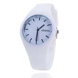 Geneva Women's Watches Fashion Pink Candy Jelly Watches Women Sport Watches Silicone Band Quartz Wristwatches Ladies Watches