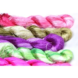 High Quality Gradient Suzhou Embroidery Thread 100% Silk Embroidery Silk Hand Embroidery 24 Colors 20 Small Pieces/1 Large Piece