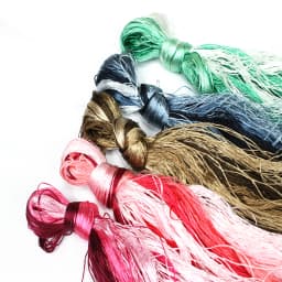 8 Pieces Embroidery Thread Customizable Thread-Silk Embroidery Spiraea Silk Line Hand-Embroidered Threads